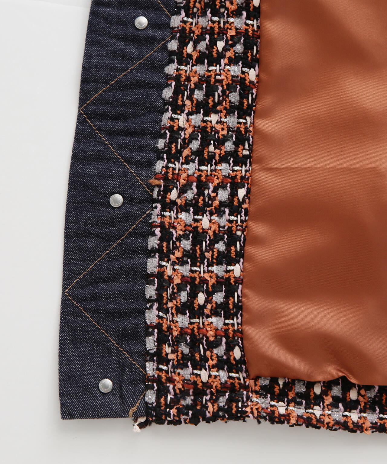 Tweed/Denim Combi JK