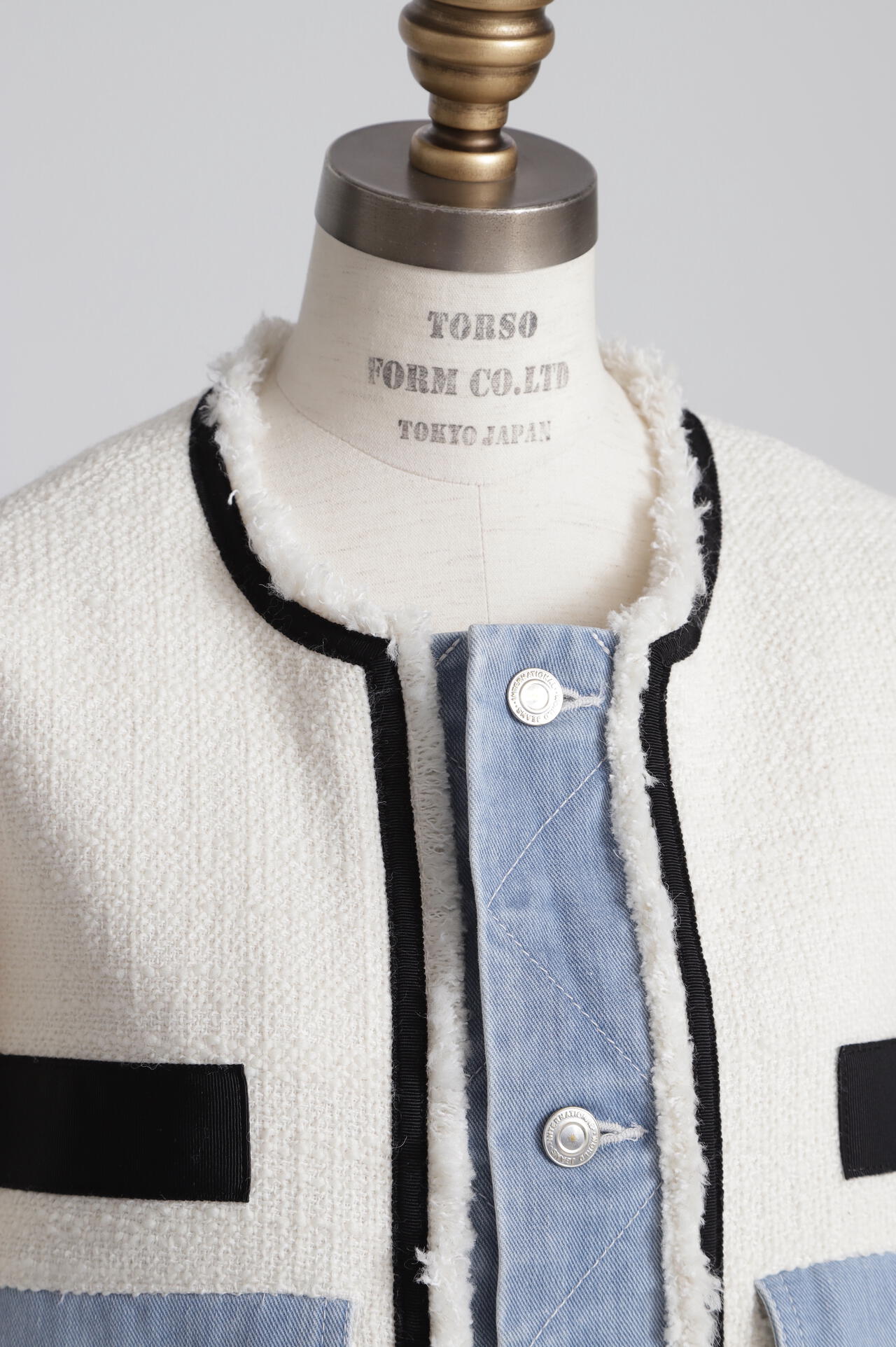 Tweed/Denim Combi JK