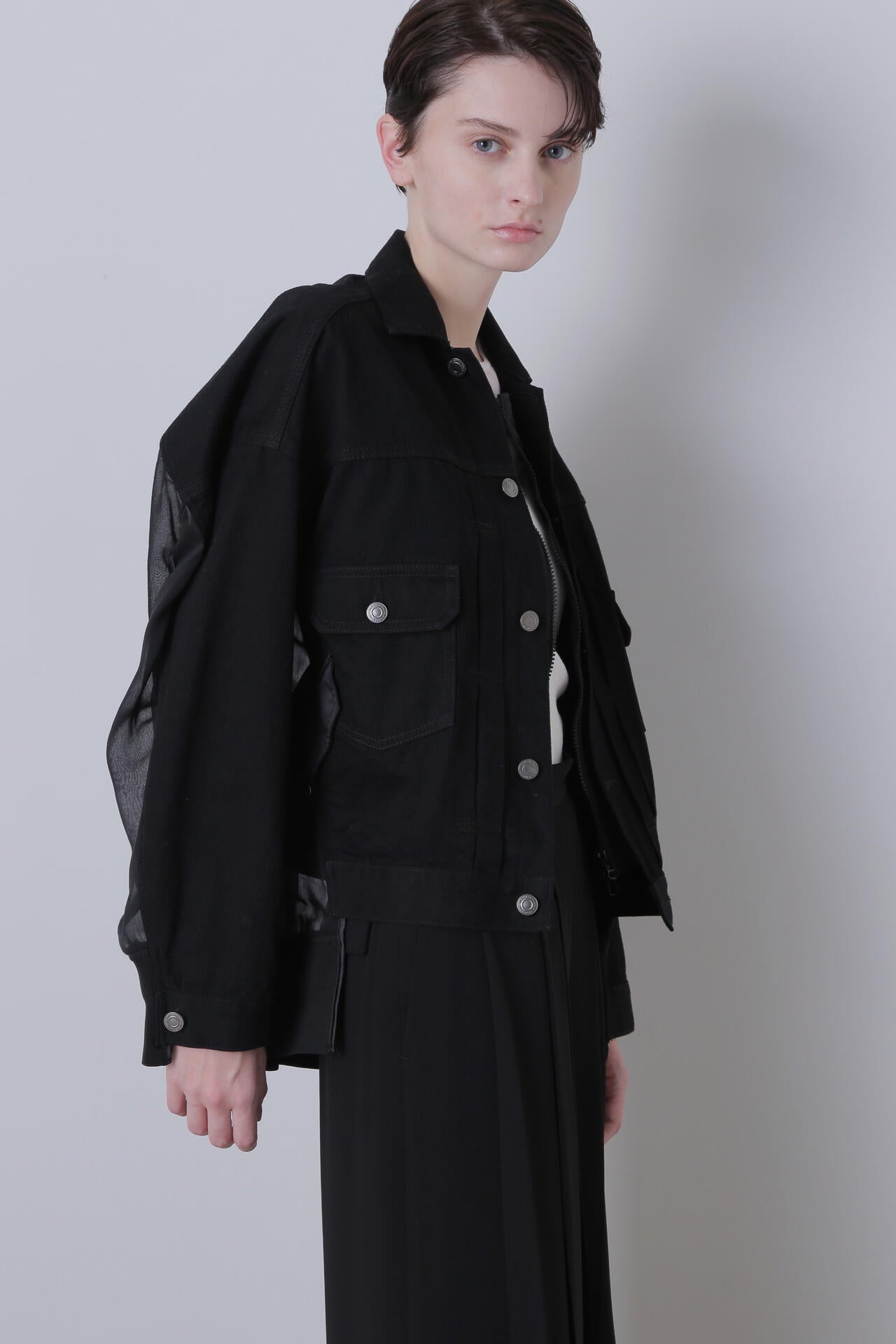 Denim Orgadany Combi Jacket