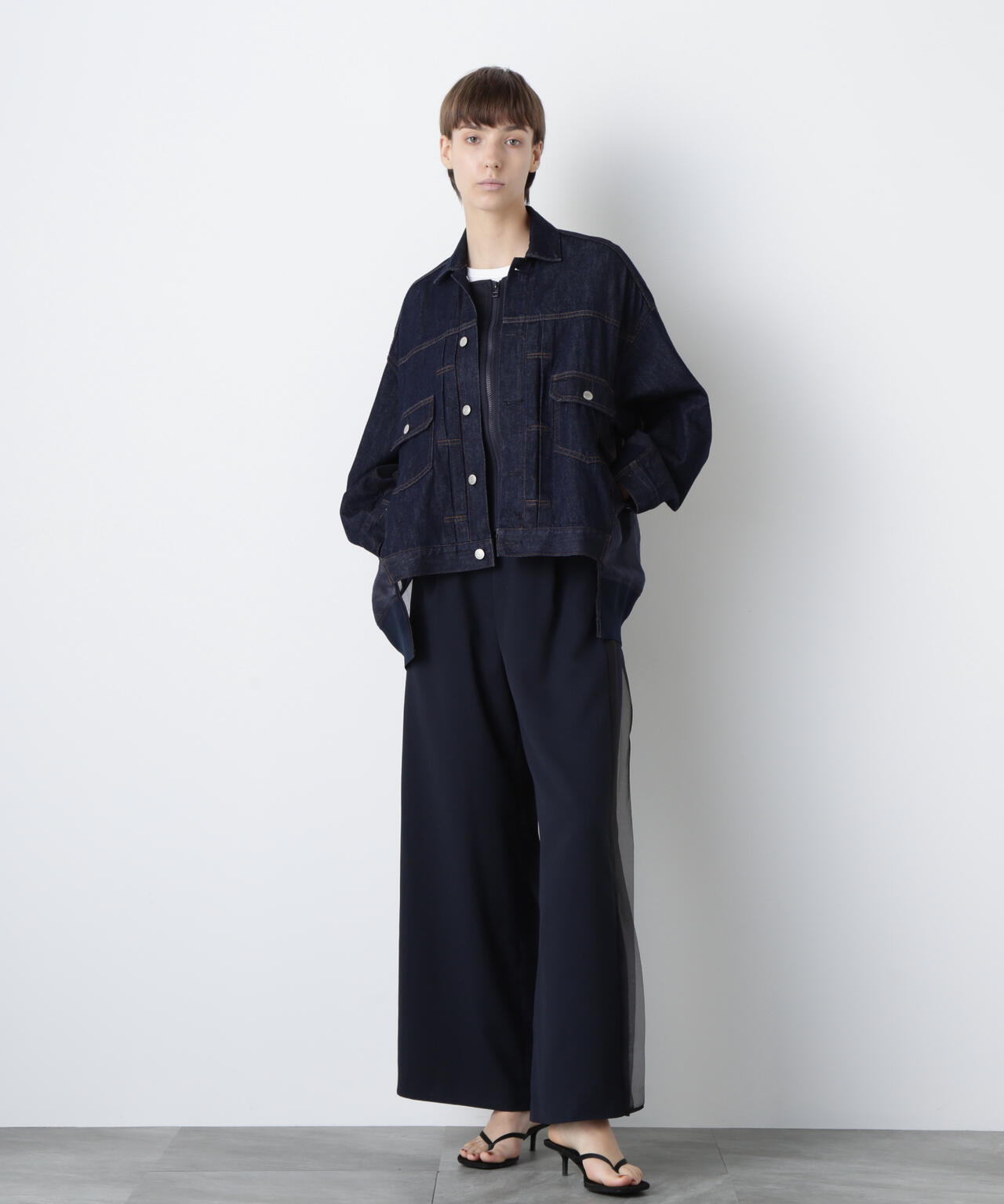 Denim Orgadany Combi Jacket