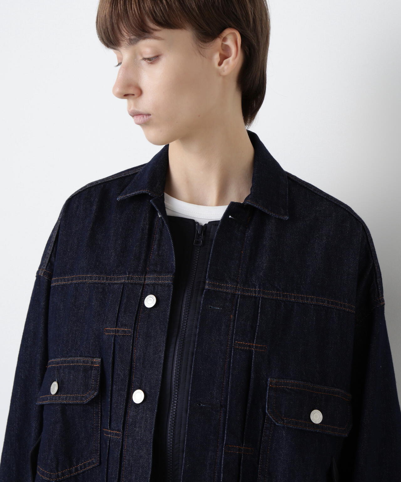 Denim Orgadany Combi Jacket