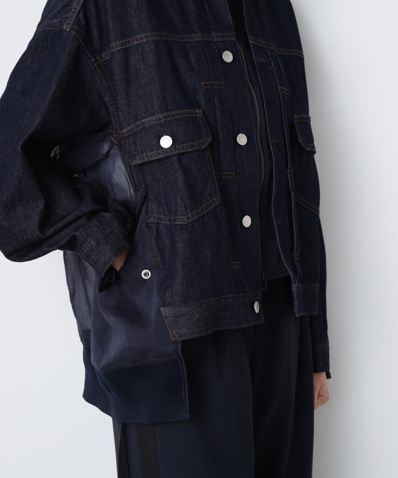 Denim Orgadany Combi Jacket