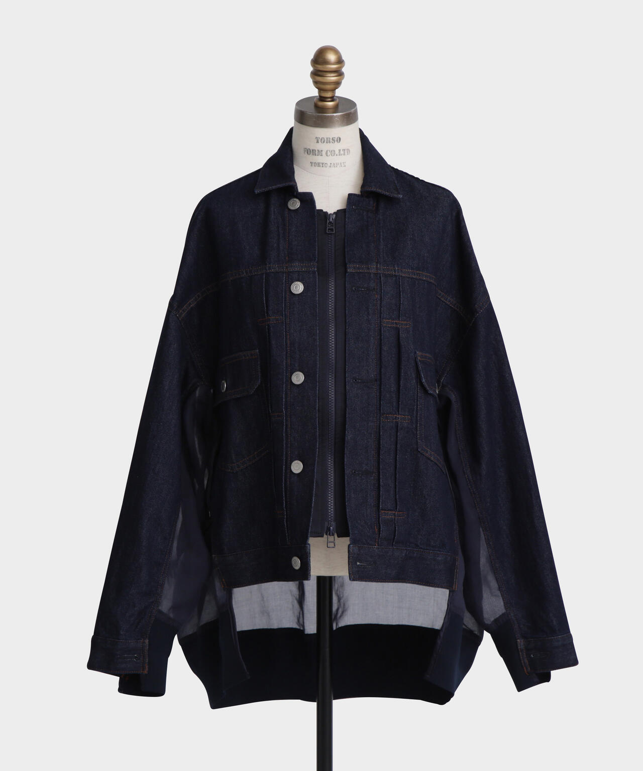 Denim Orgadany Combi Jacket