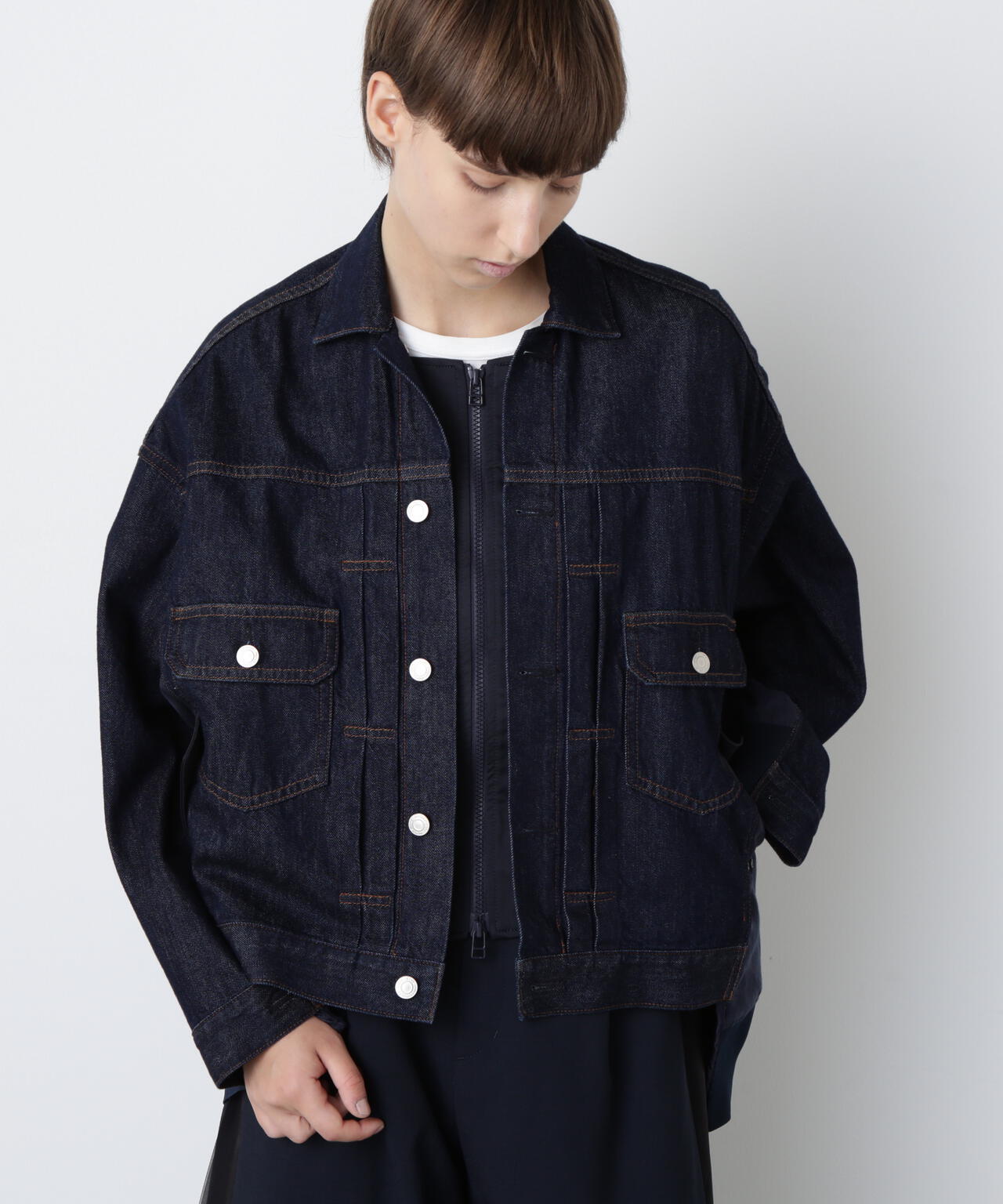 Denim Orgadany Combi Jacket