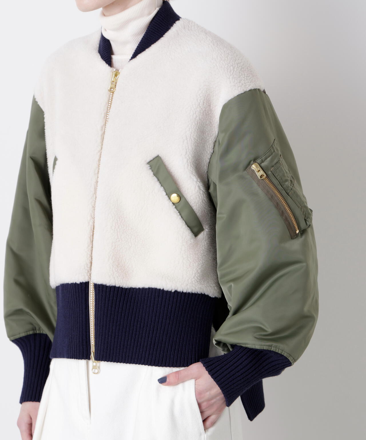 Boa / Quilted MA-1 Combination