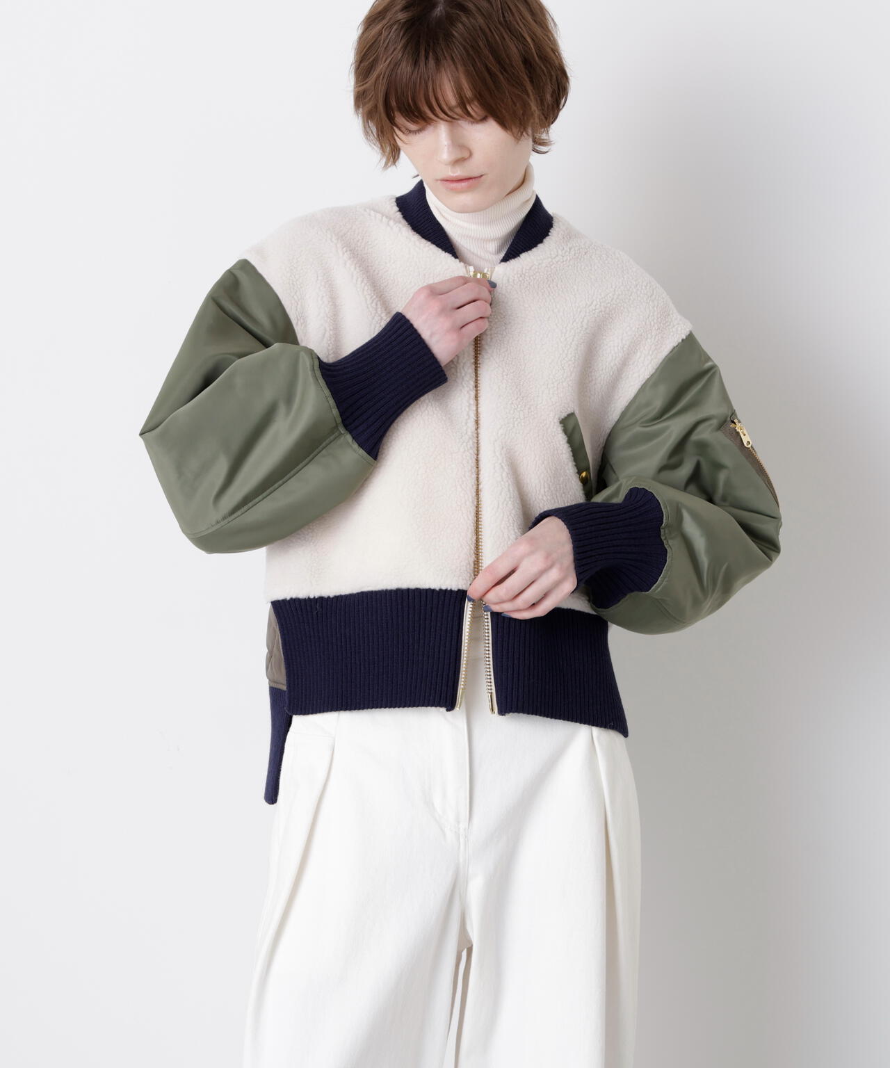 Boa / Quilted MA-1 Combination