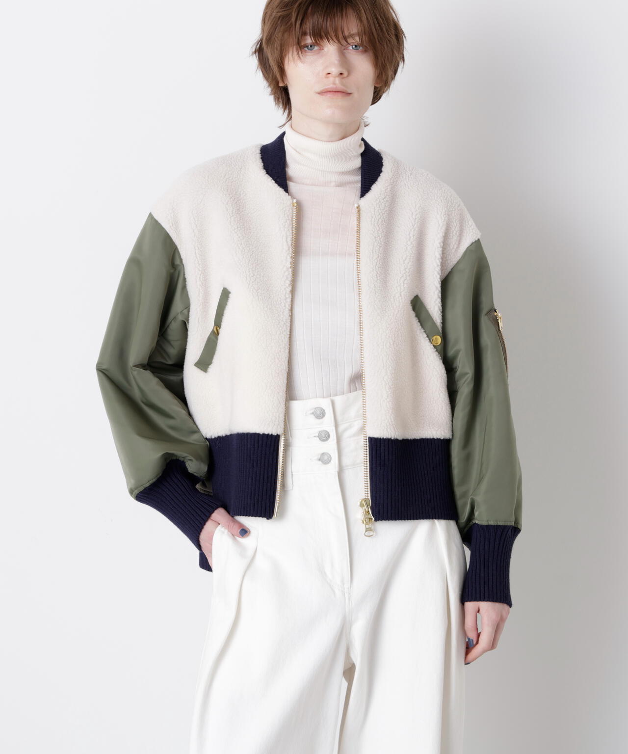 Boa / Quilted MA-1 Combination