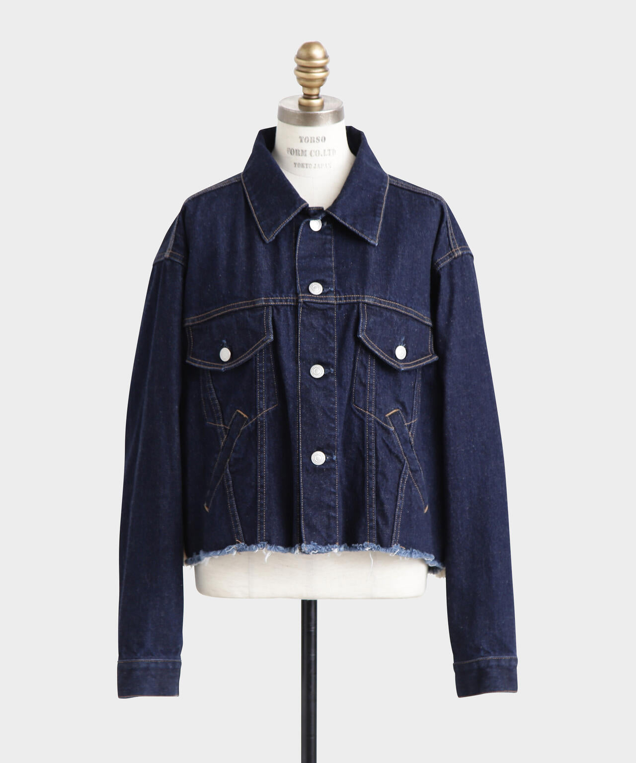 Fur Trim Combination Denim JK