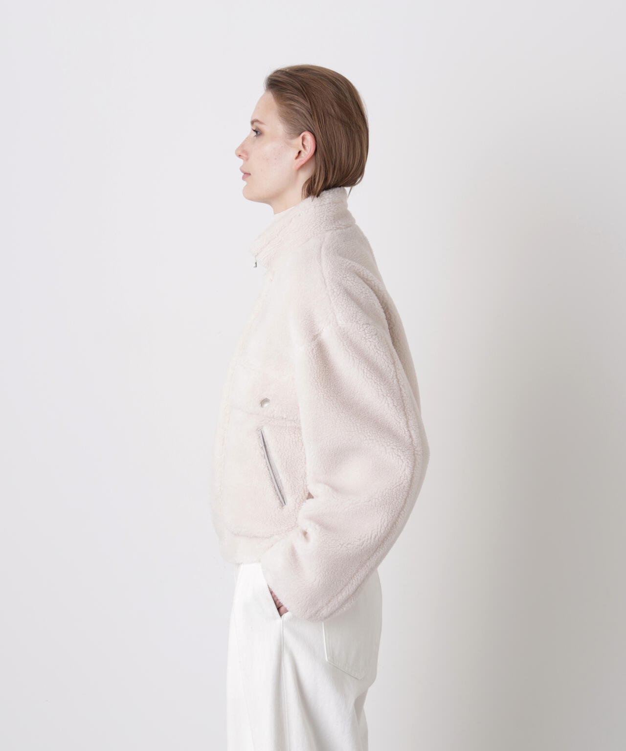 【CLASSY 1月号掲載商品】Boa Stand Zip Up Jacket