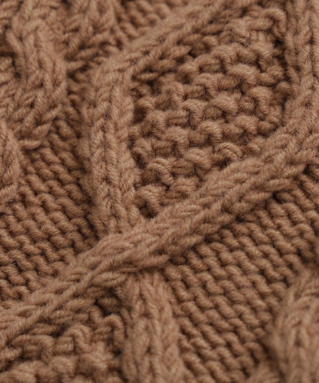 Cable Knit Sleeve Jacket