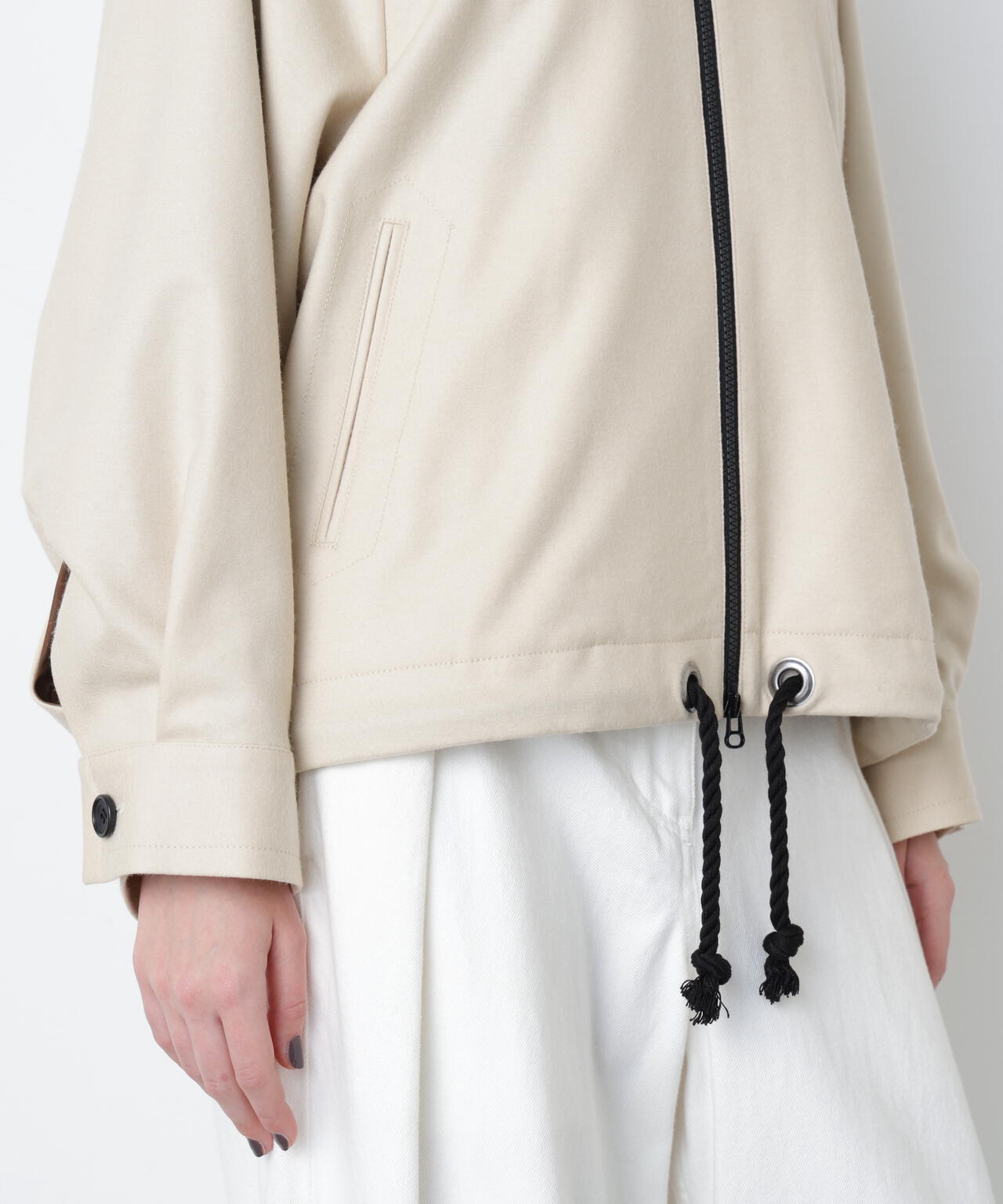 Bicolor Zip Swing Top