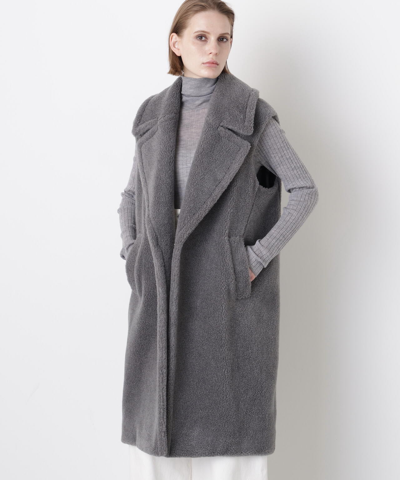 New Silhouette Boa Gilet