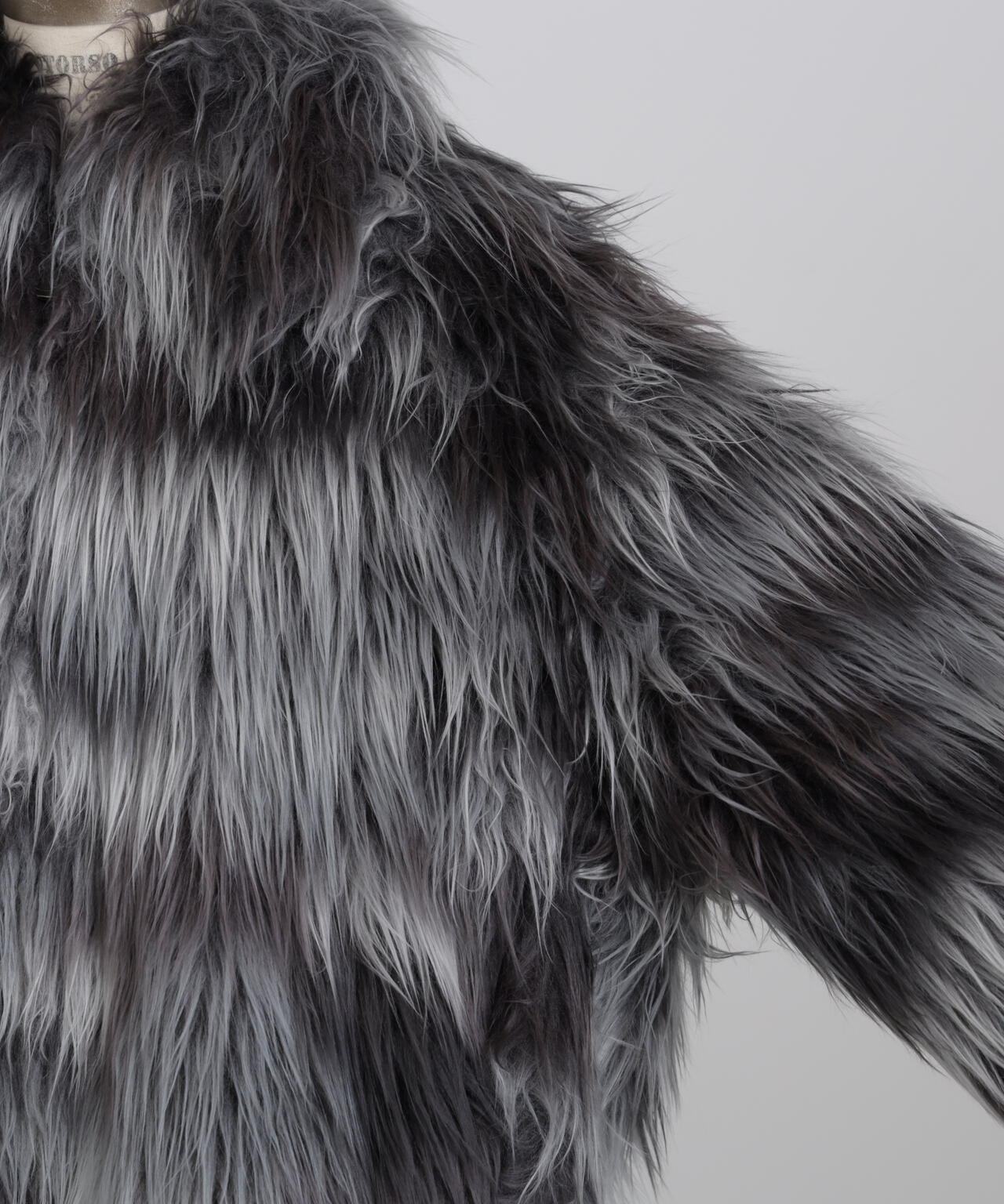 Gradation Dyed Fur Touch Jacket