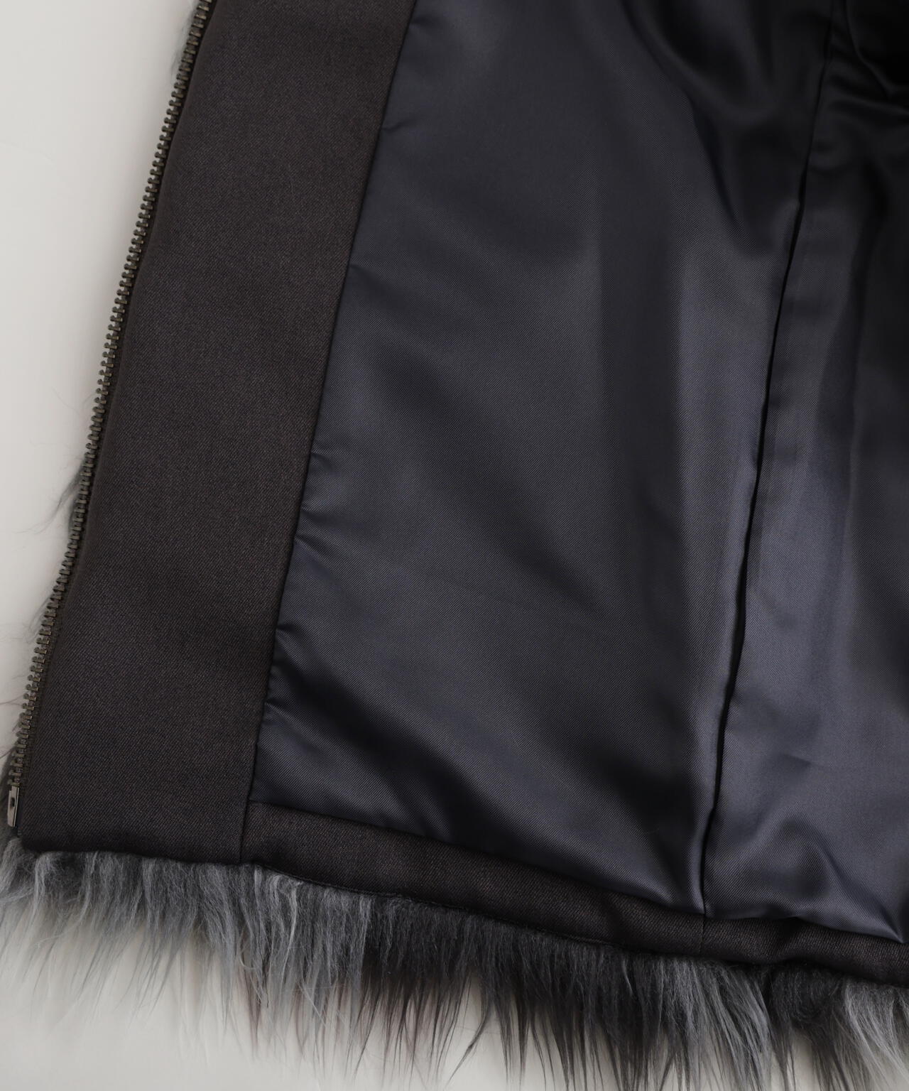 Gradation Dyed Fur Touch Jacket