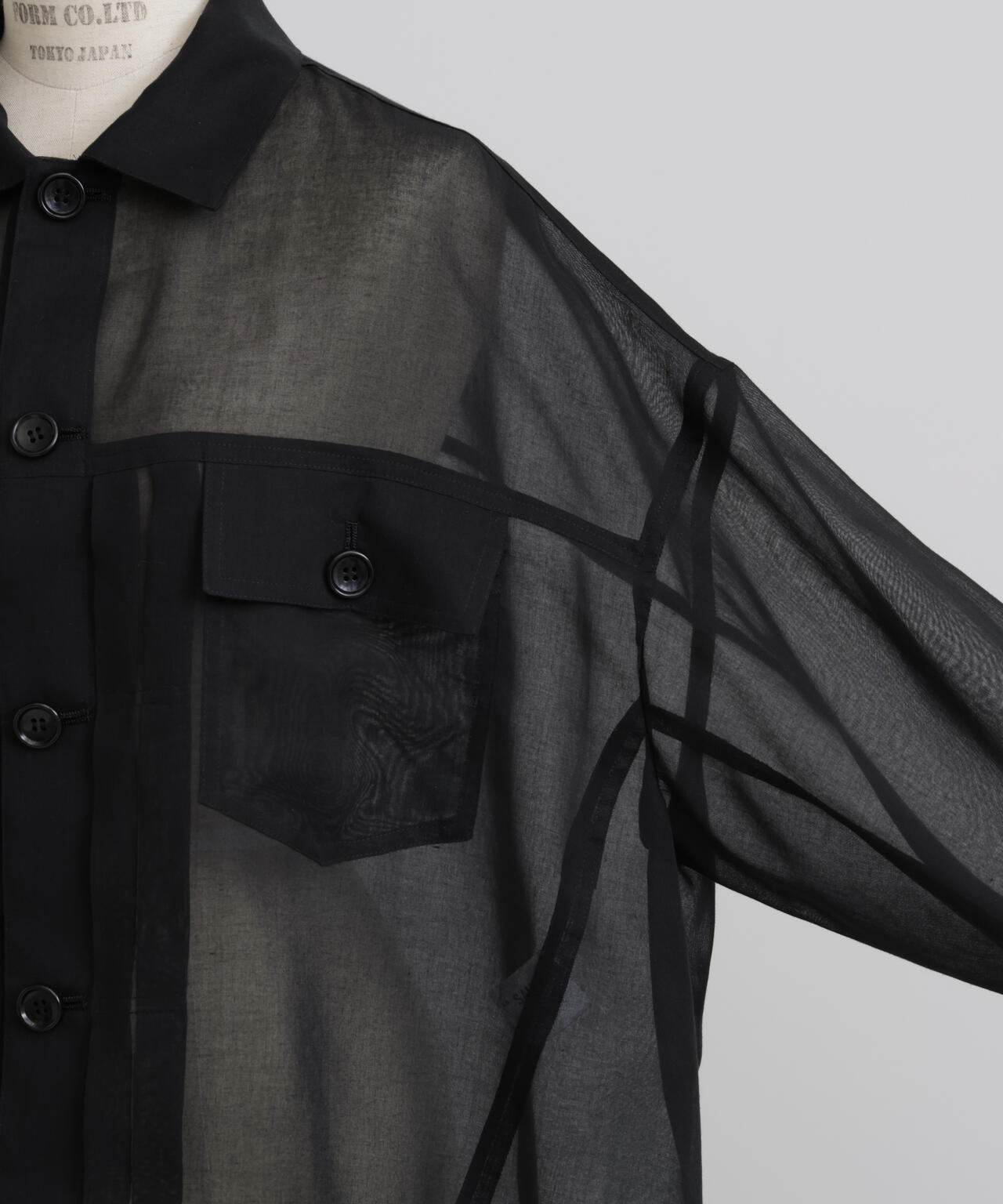 Sheer Organdy Jean Jaket