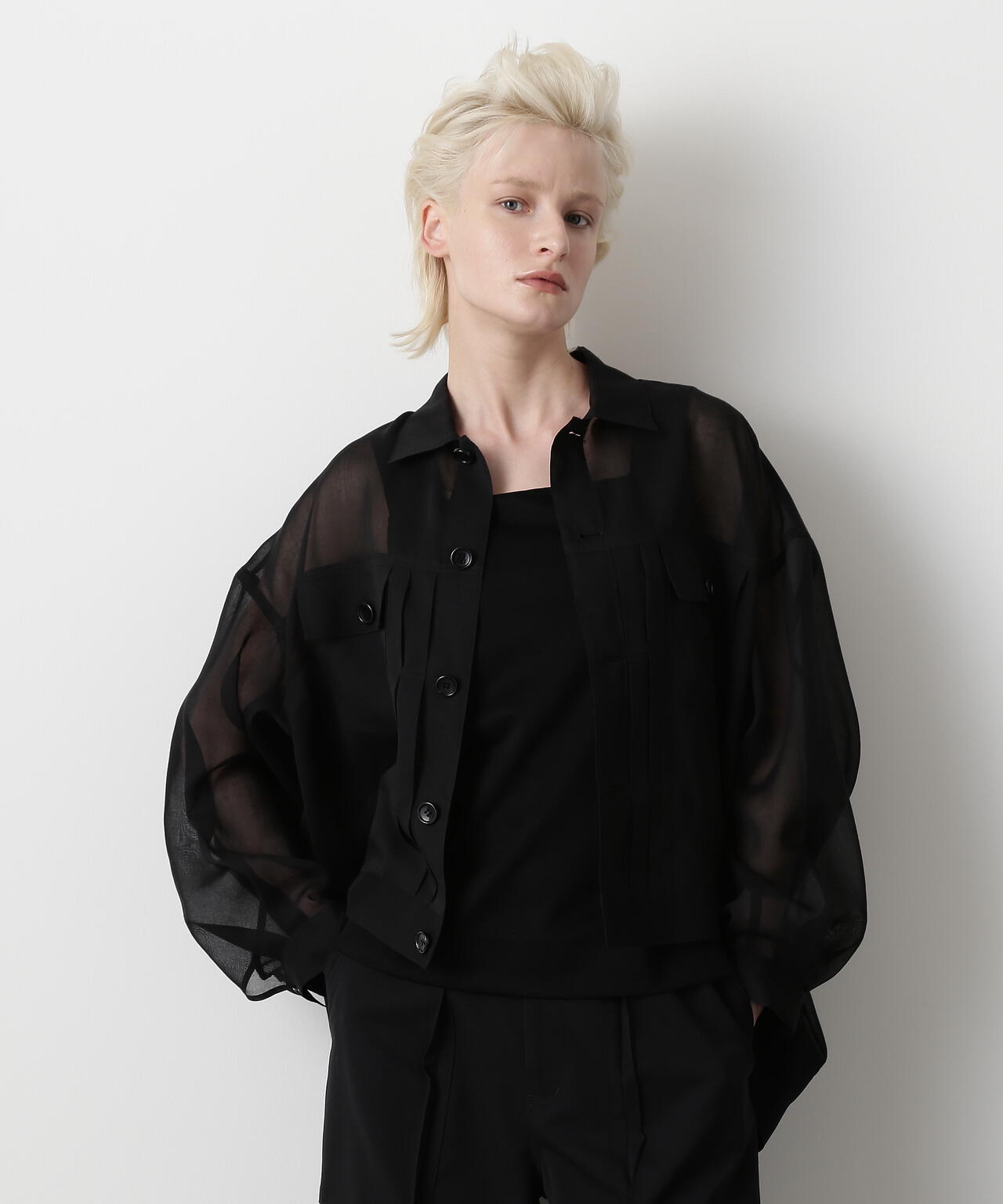 Sheer Organdy Jean Jaket