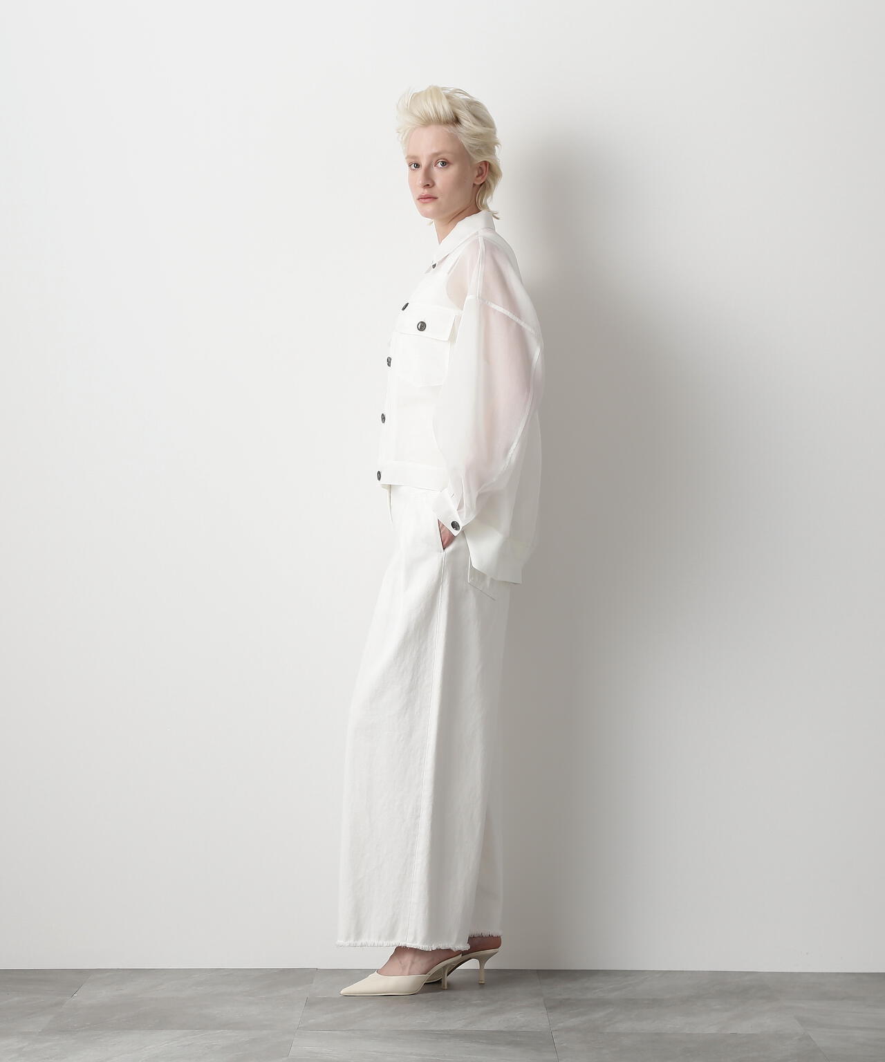 Sheer Organdy Jean Jaket