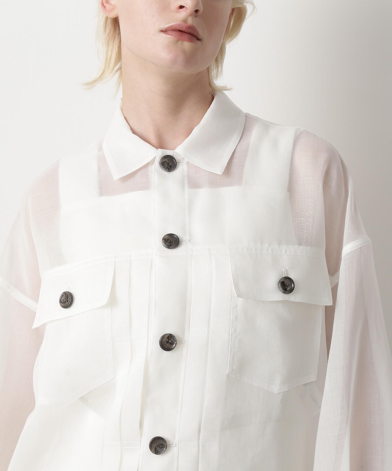 Sheer Organdy Jean Jaket