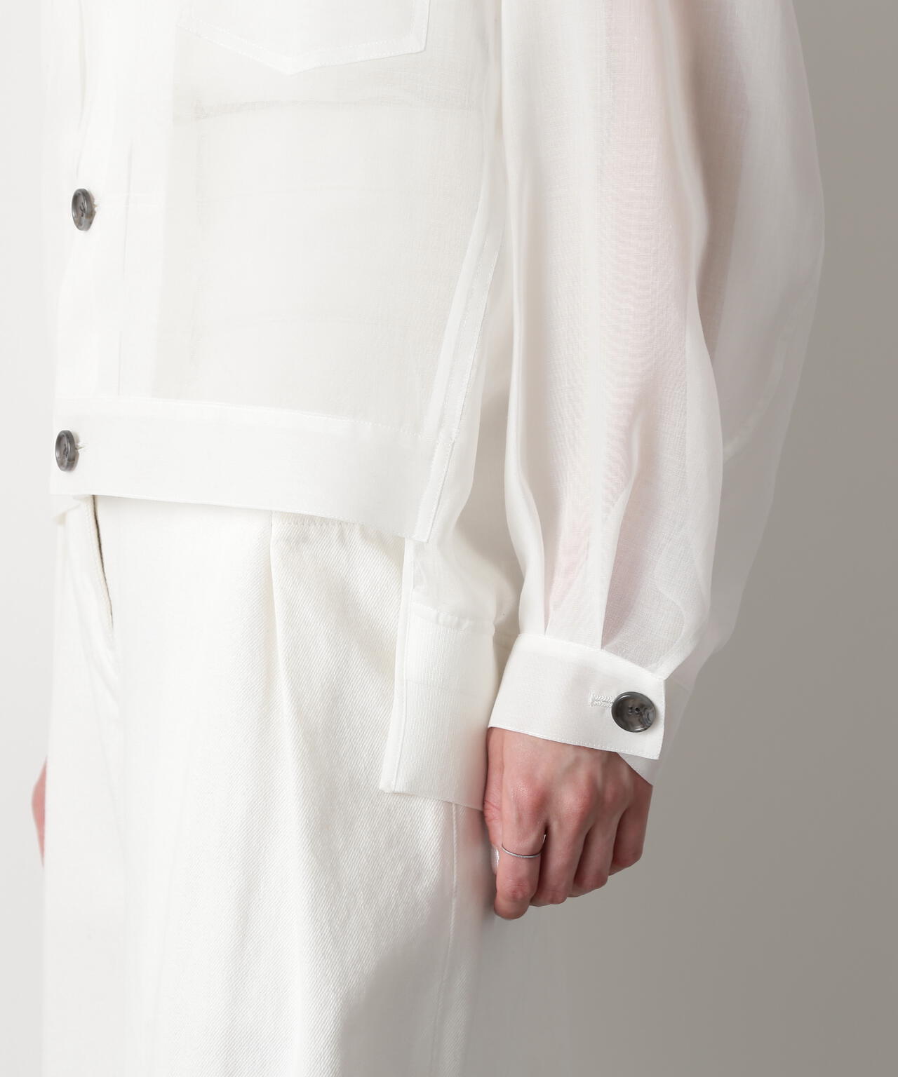 Sheer Organdy Jean Jaket
