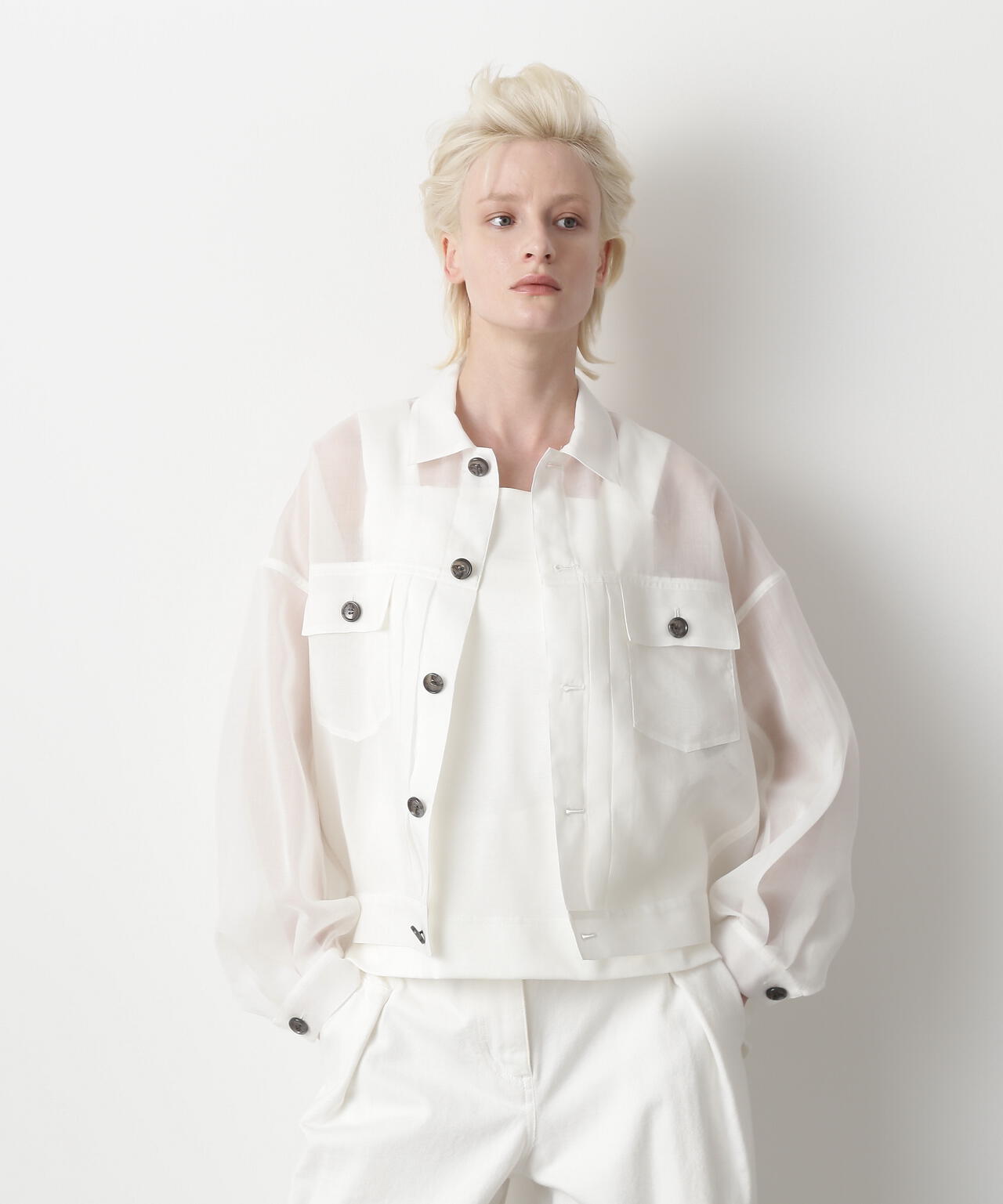 Sheer Organdy Jean Jaket