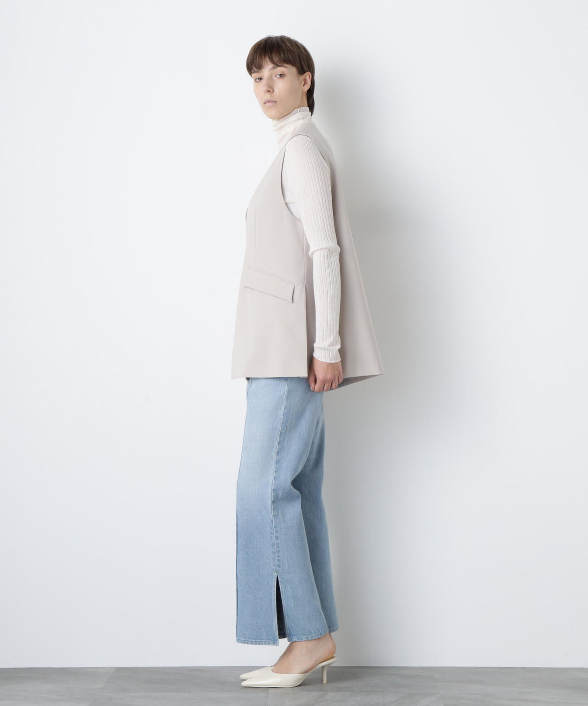 Metal Button Gilet