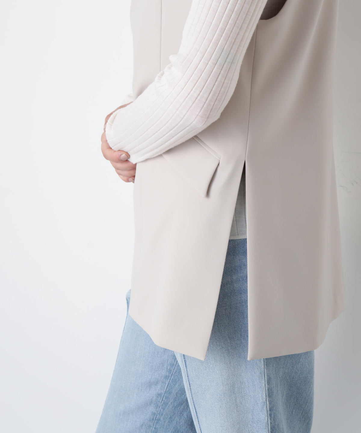 Metal Button Gilet