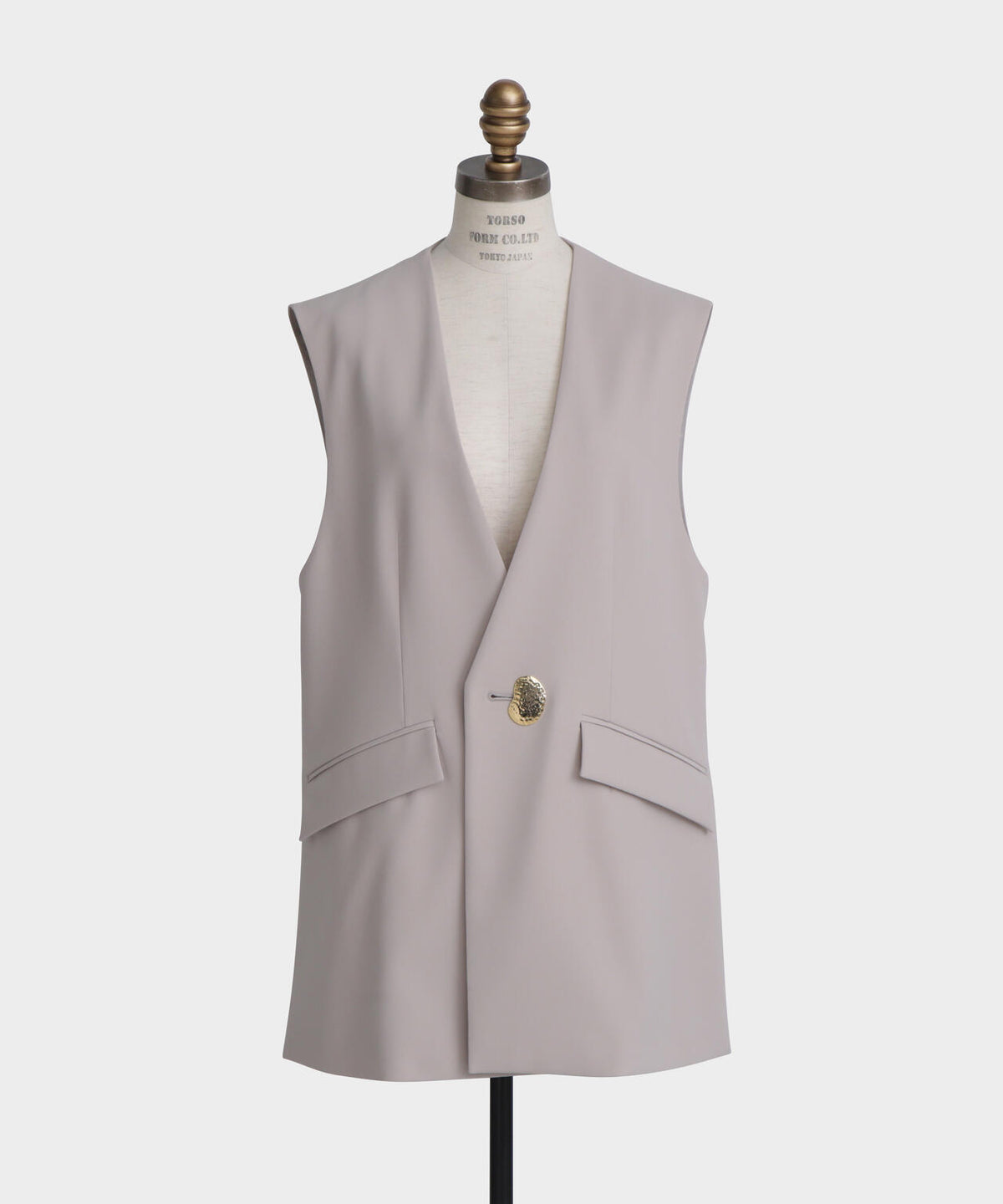 Metal Button Gilet