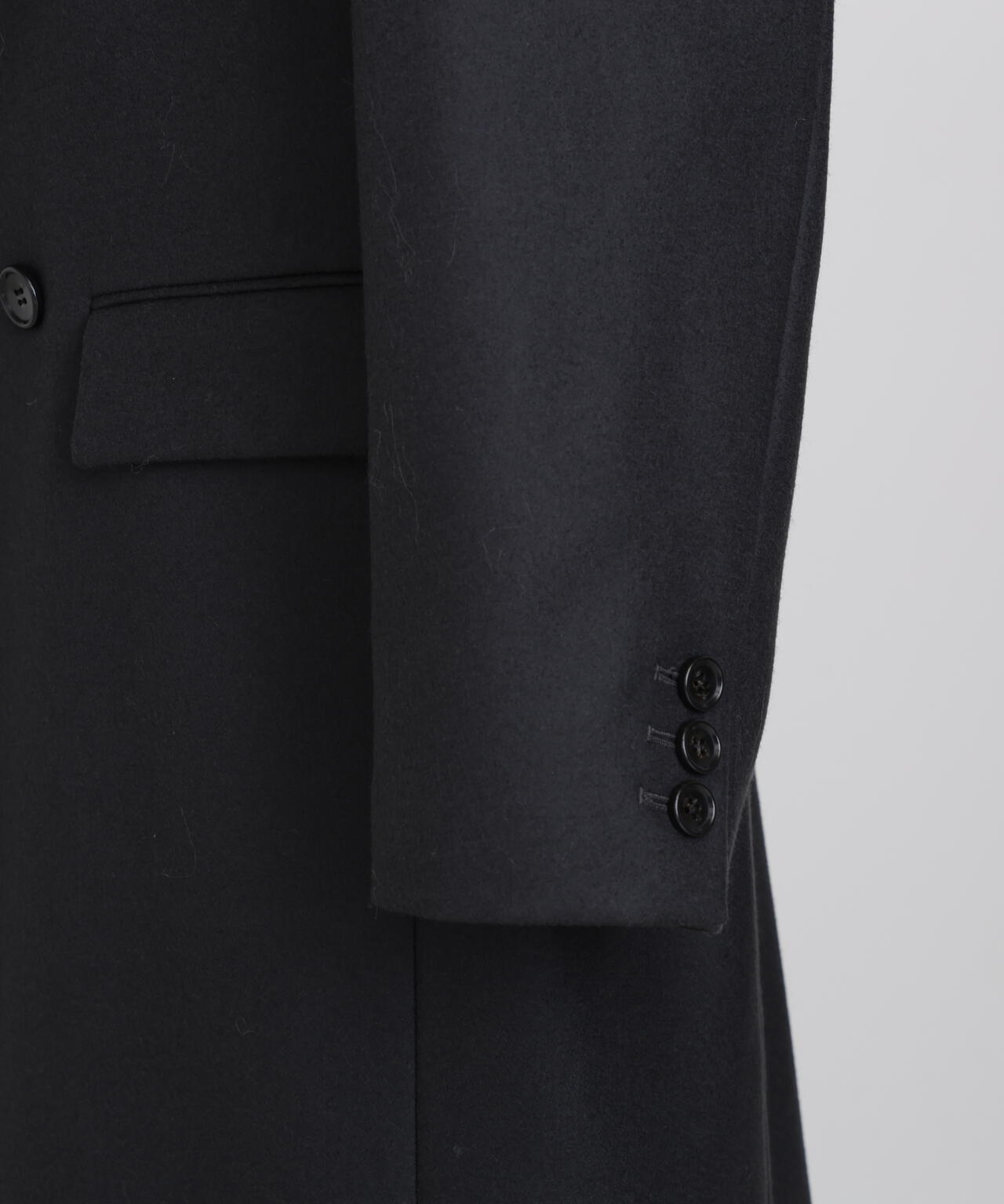 Constructed Sleeve Chester Coat