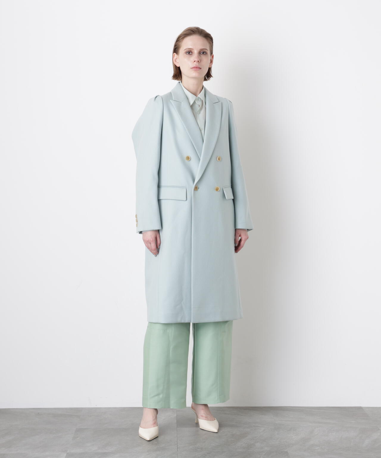 Constructed Sleeve Chester Coat