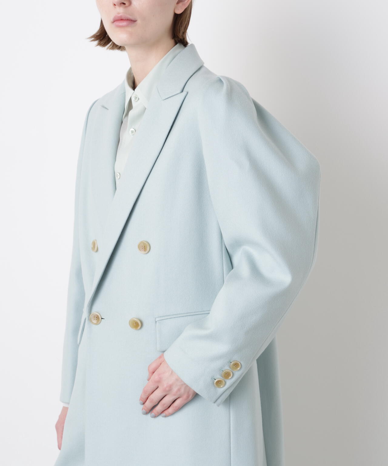 Constructed Sleeve Chester Coat