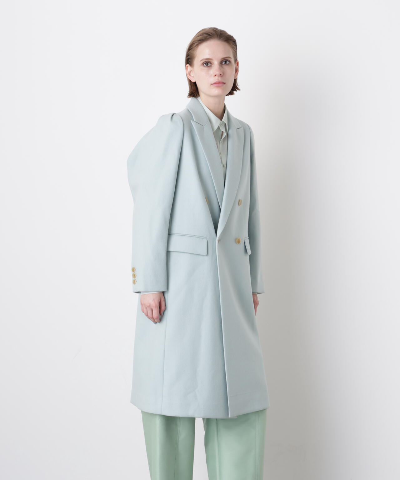 Constructed Sleeve Chester Coat