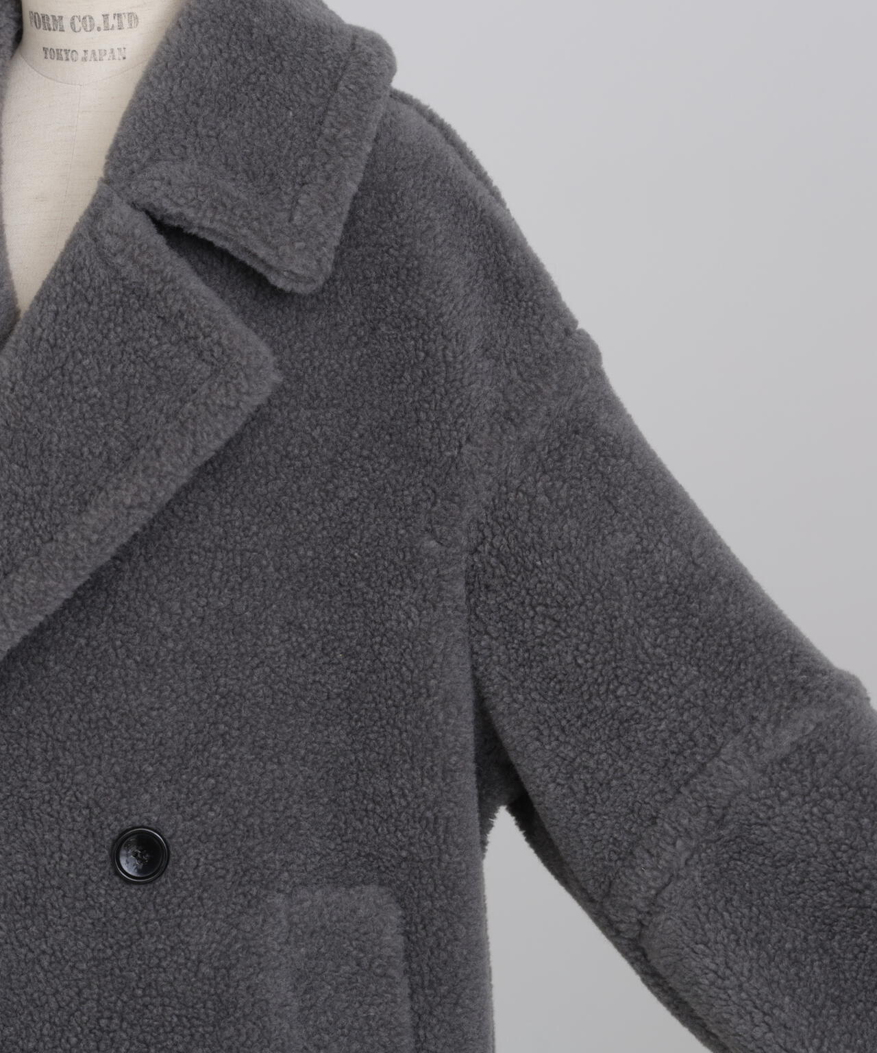 【Oggi 1月号掲載商品】New Silhouette Pea Coat