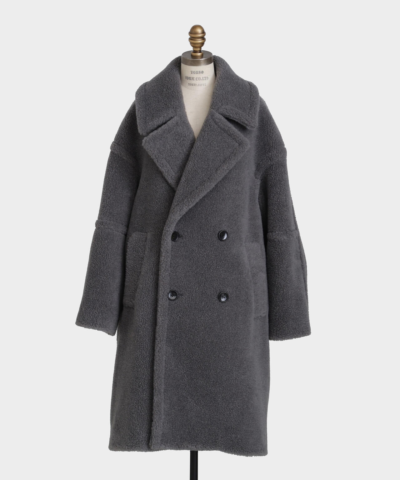 【Oggi 1月号掲載商品】New Silhouette Pea Coat