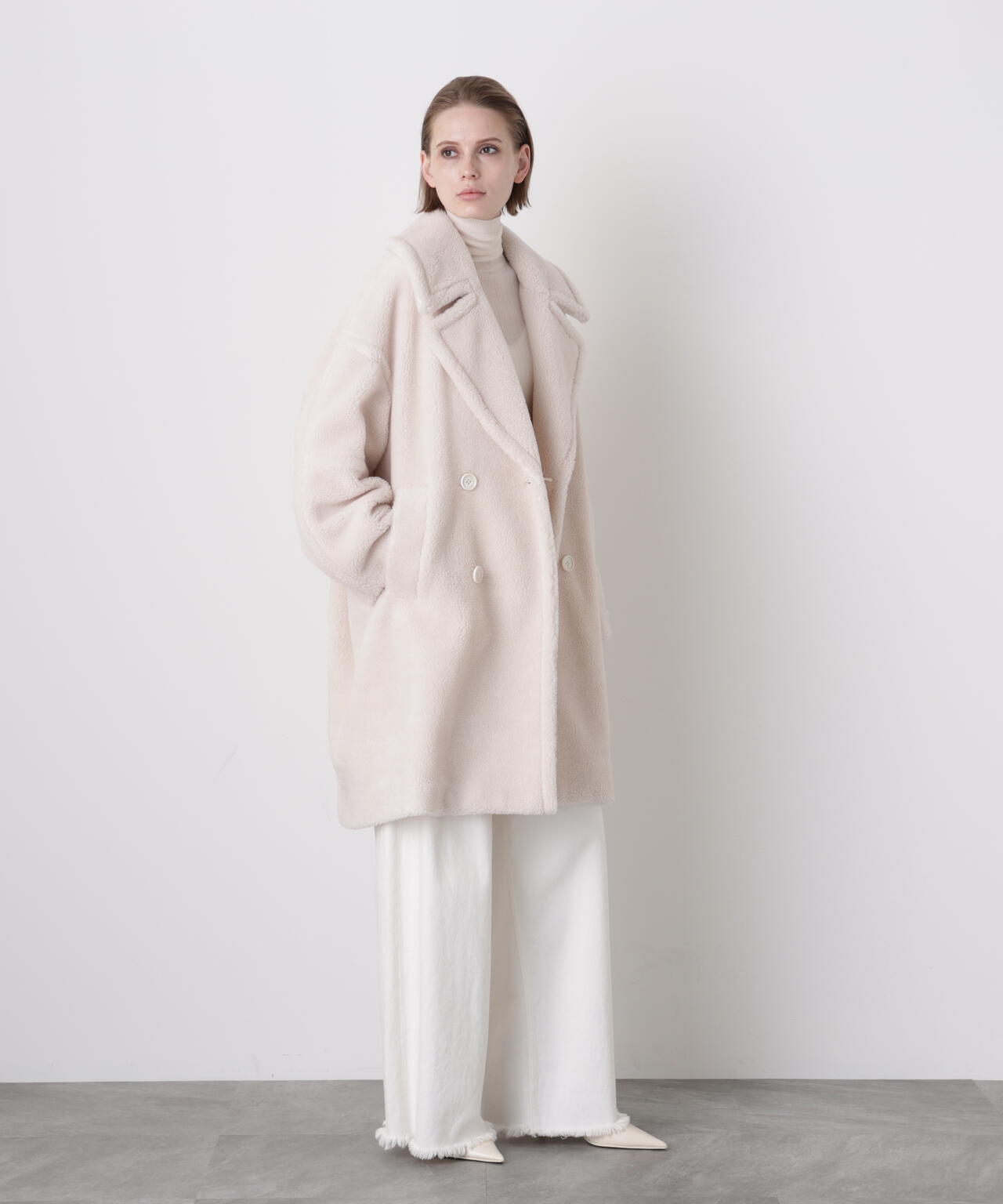 【Oggi 1月号掲載商品】New Silhouette Pea Coat