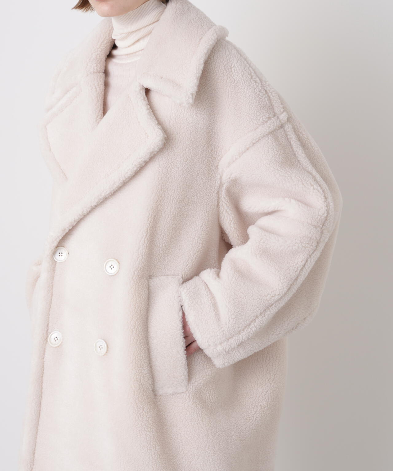 【Oggi 1月号掲載商品】New Silhouette Pea Coat