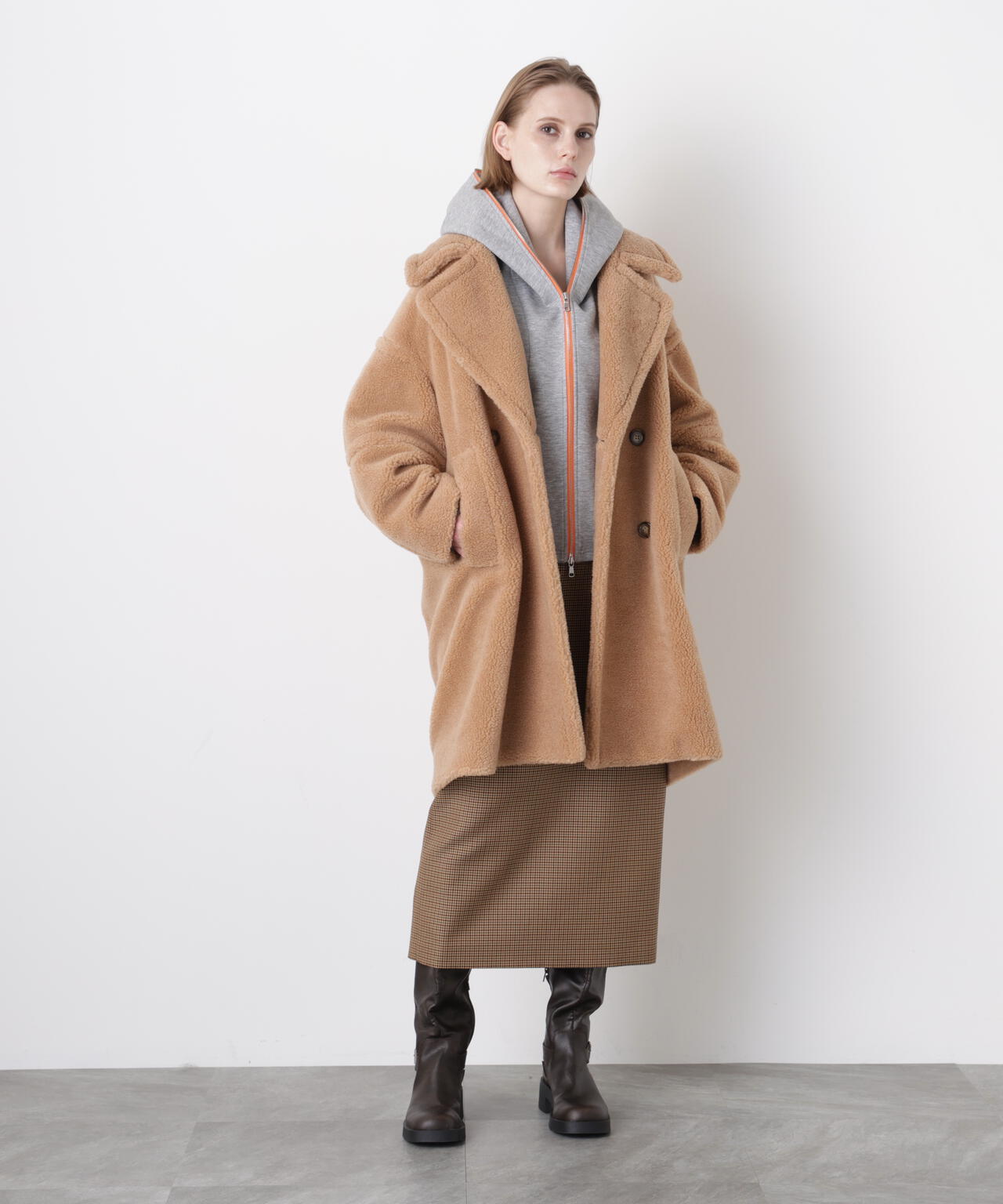 【Oggi 1月号掲載商品】New Silhouette Pea Coat