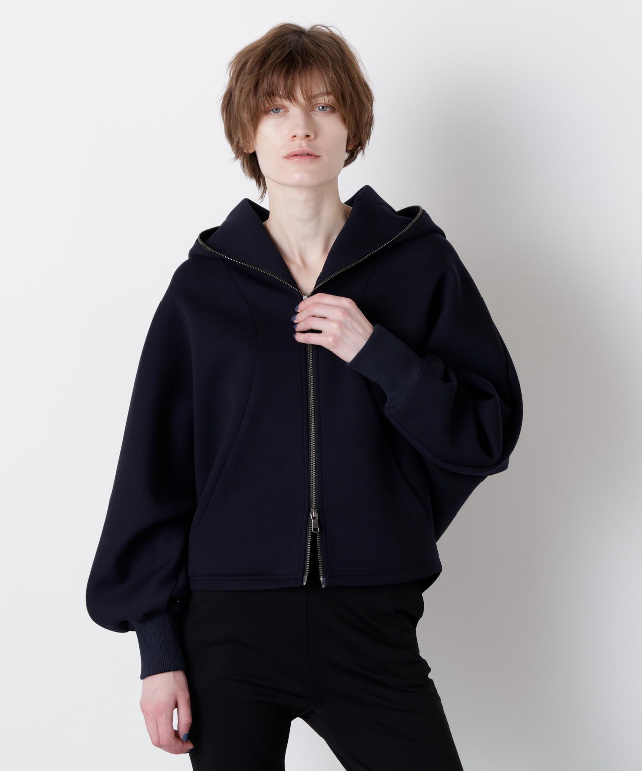 Air Double Knit Hood Zip Up