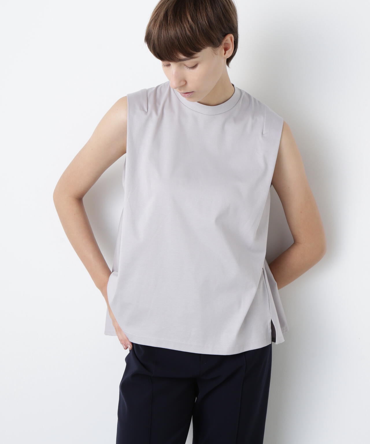 【GISELe 8月号掲載商品】Back Peplum Jersey