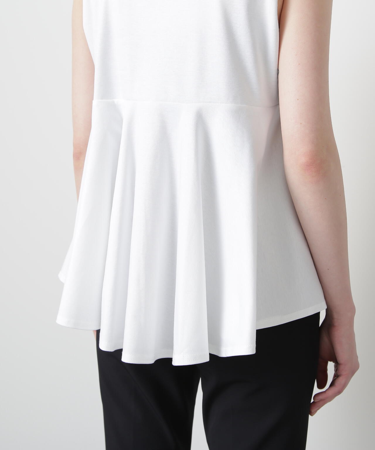 【GISELe 8月号掲載商品】Back Peplum Jersey