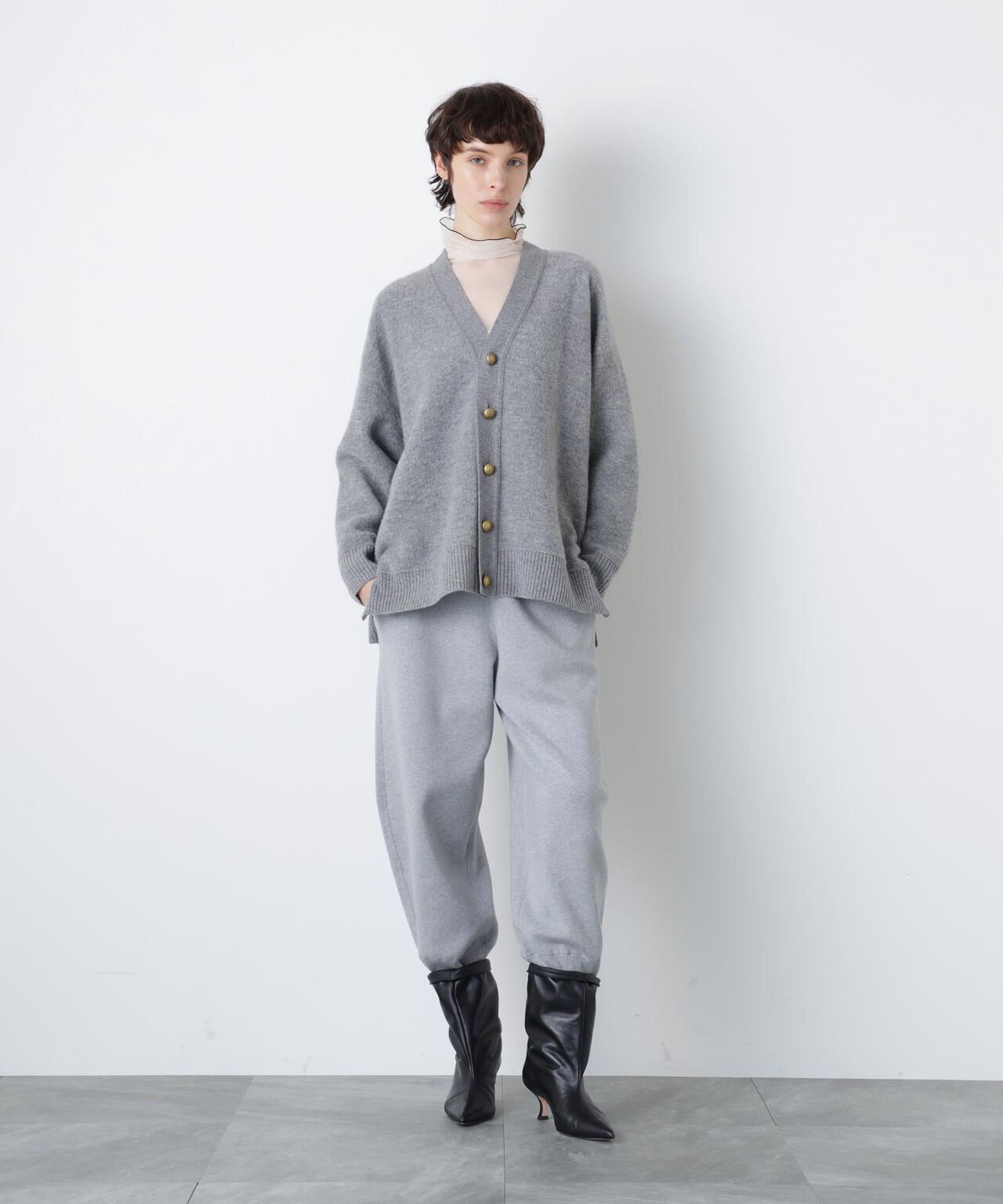 Pile Knit Cardigan