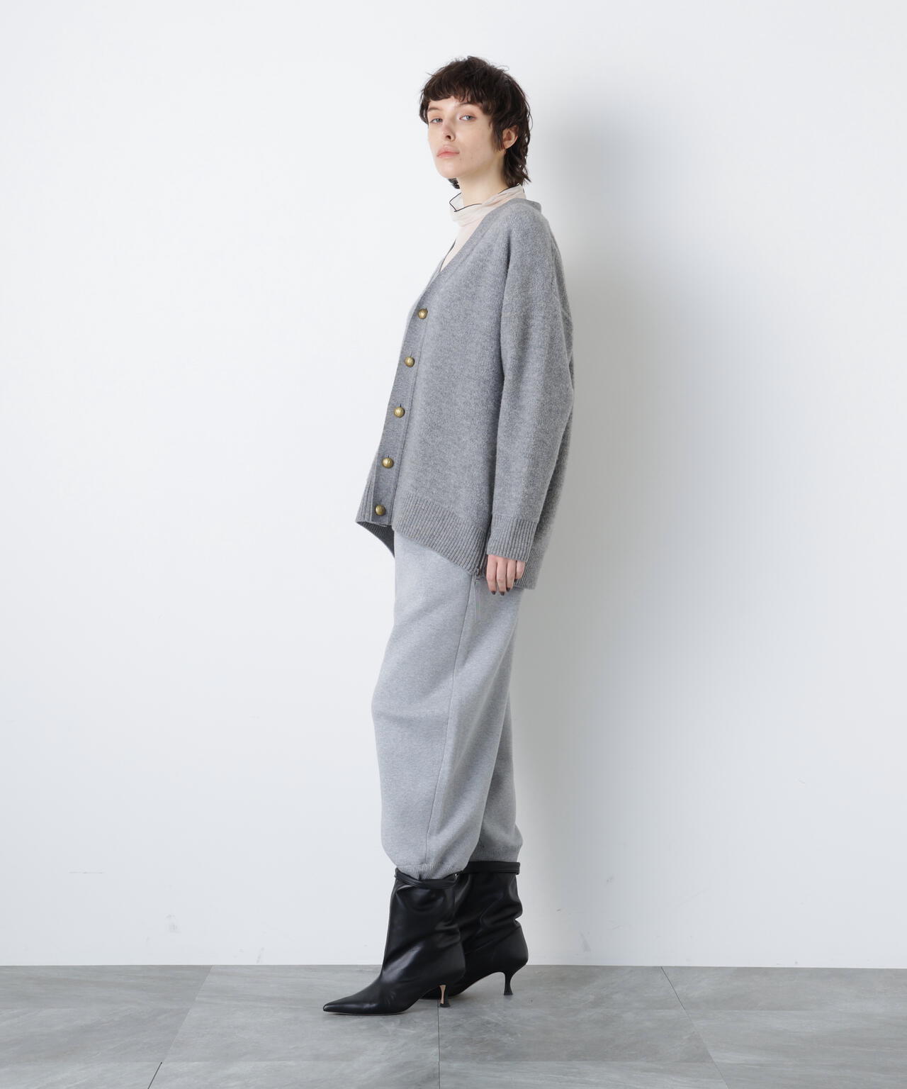 Pile Knit Cardigan