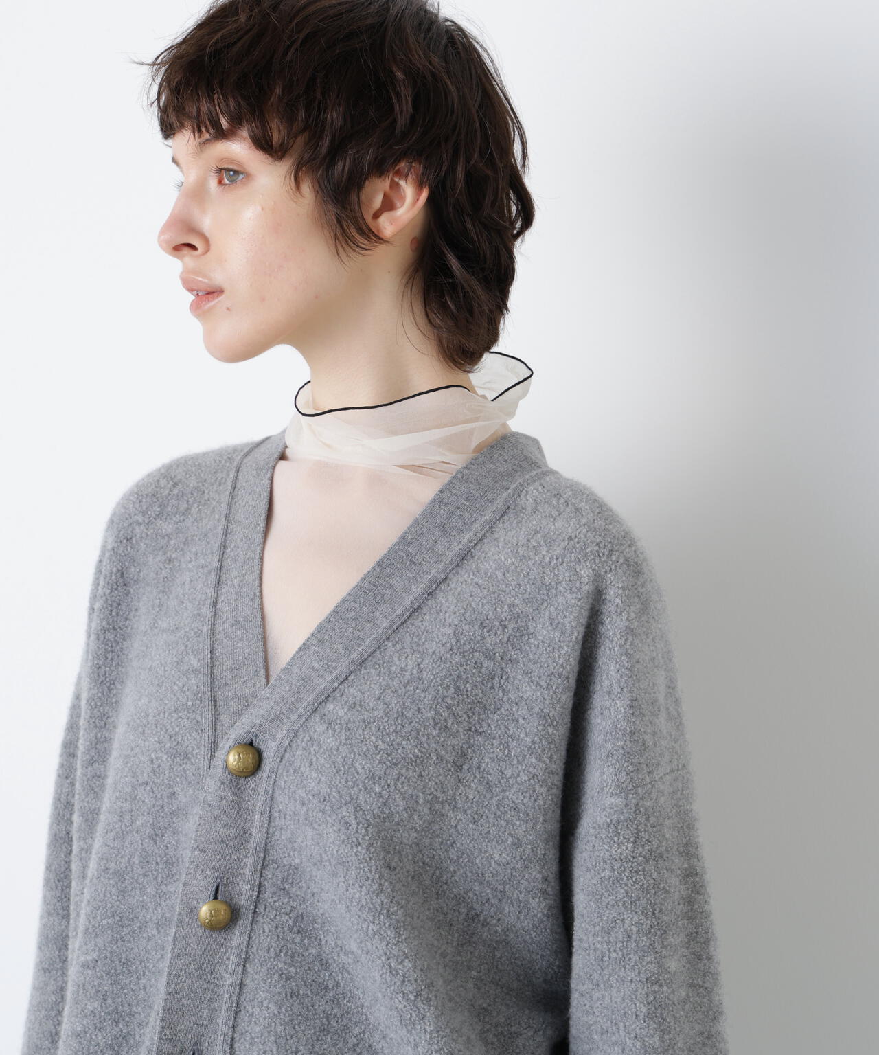 Pile Knit Cardigan