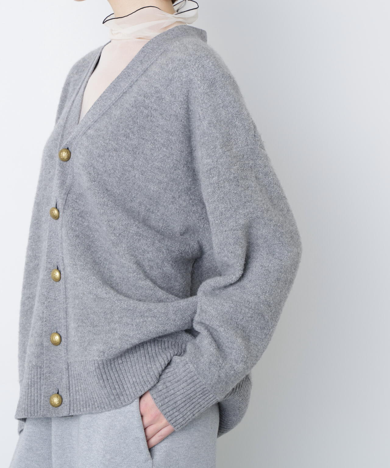Pile Knit Cardigan