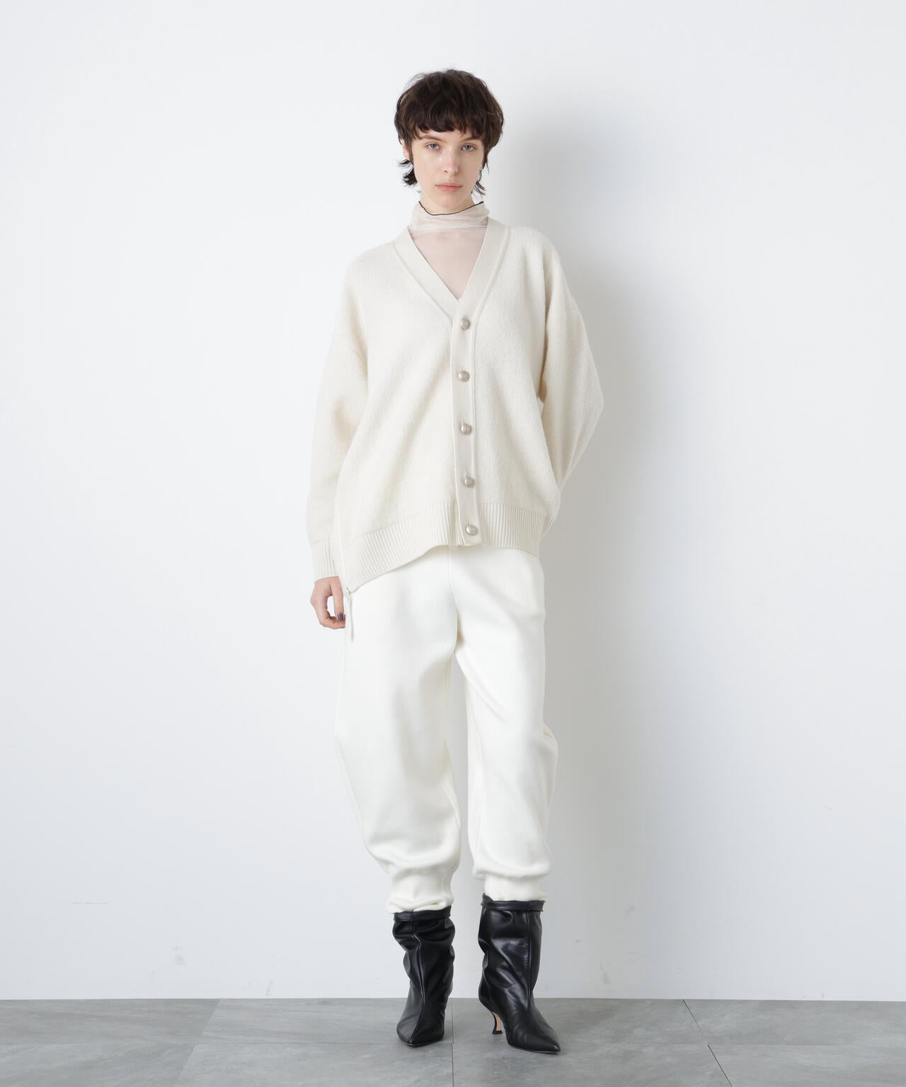 Pile Knit Cardigan