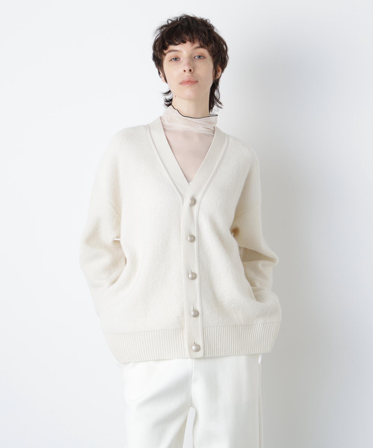 Pile Knit Cardigan