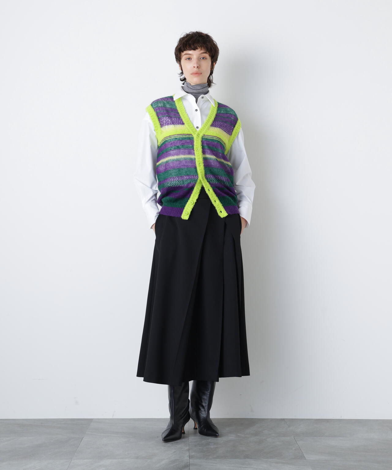 Sheer Mohair Gilet