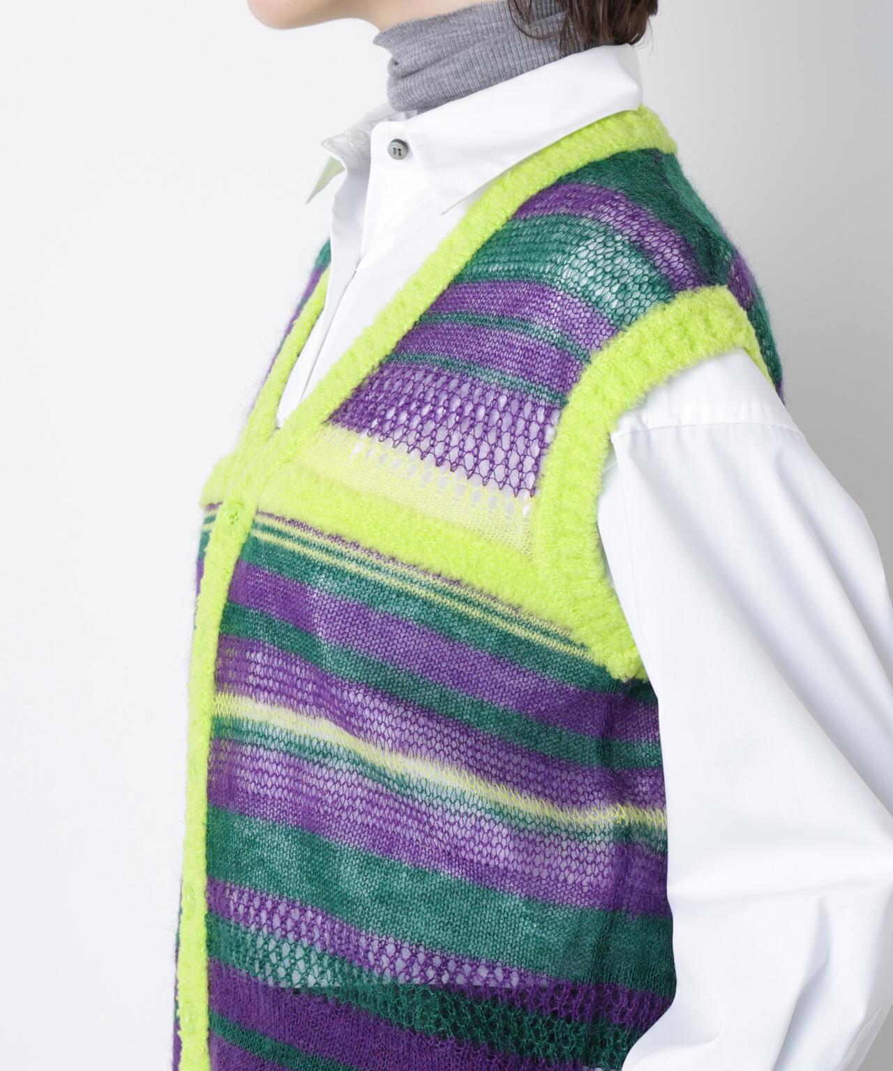 Sheer Mohair Gilet