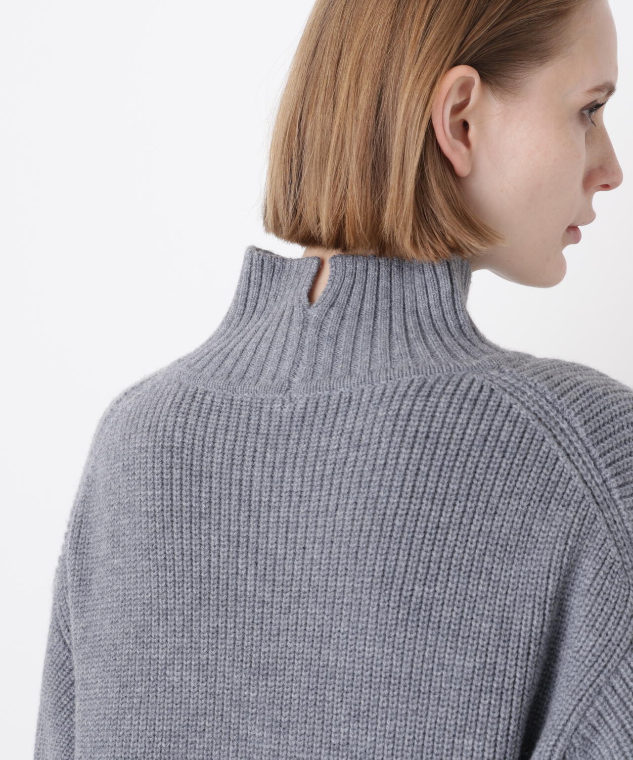 Fur Trim Combi Pullover