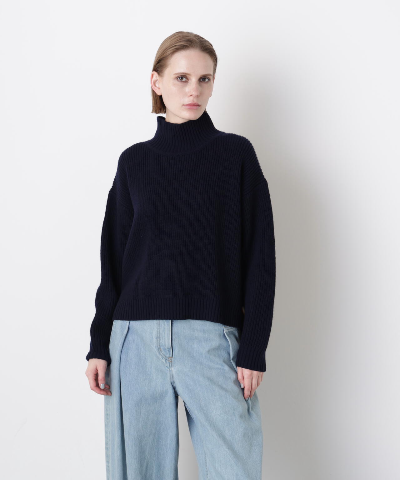 Fur Trim Combi Pullover