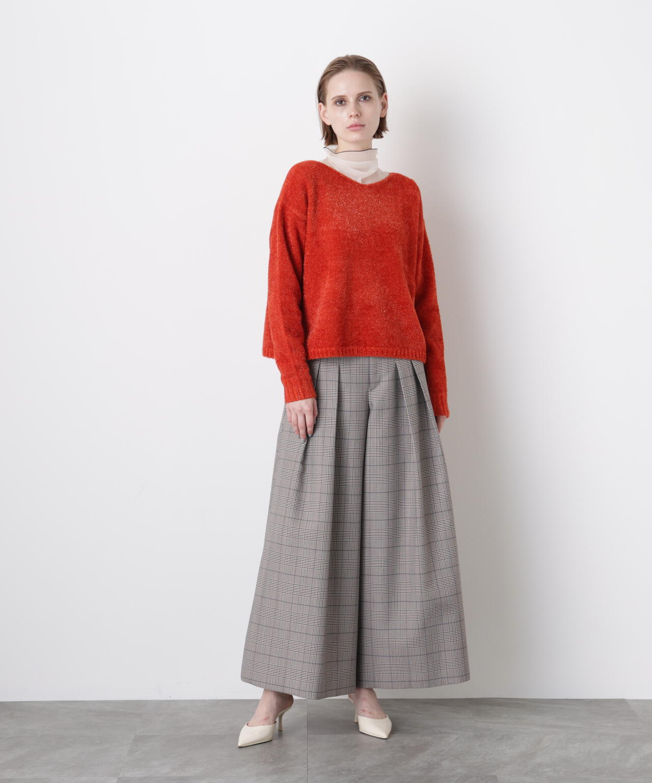 Glitter Yarn Pullover